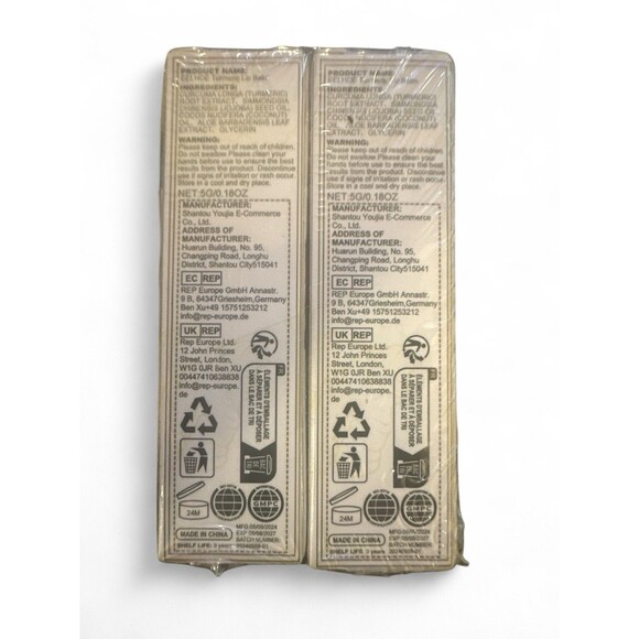 4PCS Turmeric Lip Scrub for Dark Lips Moisturizing Lip Balm for Smokers - Picture 4 of 4